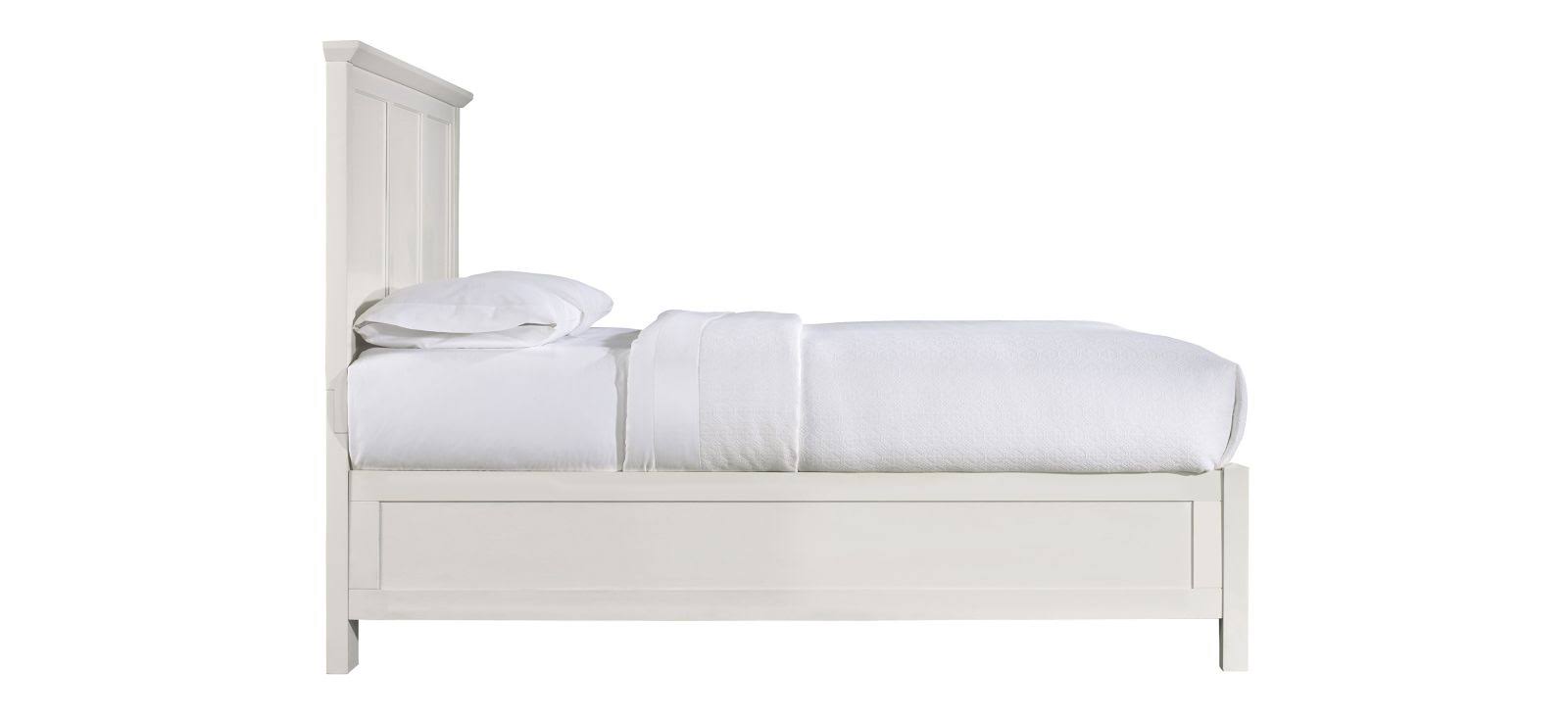 Modus Paragon Queen Panel Bed in White