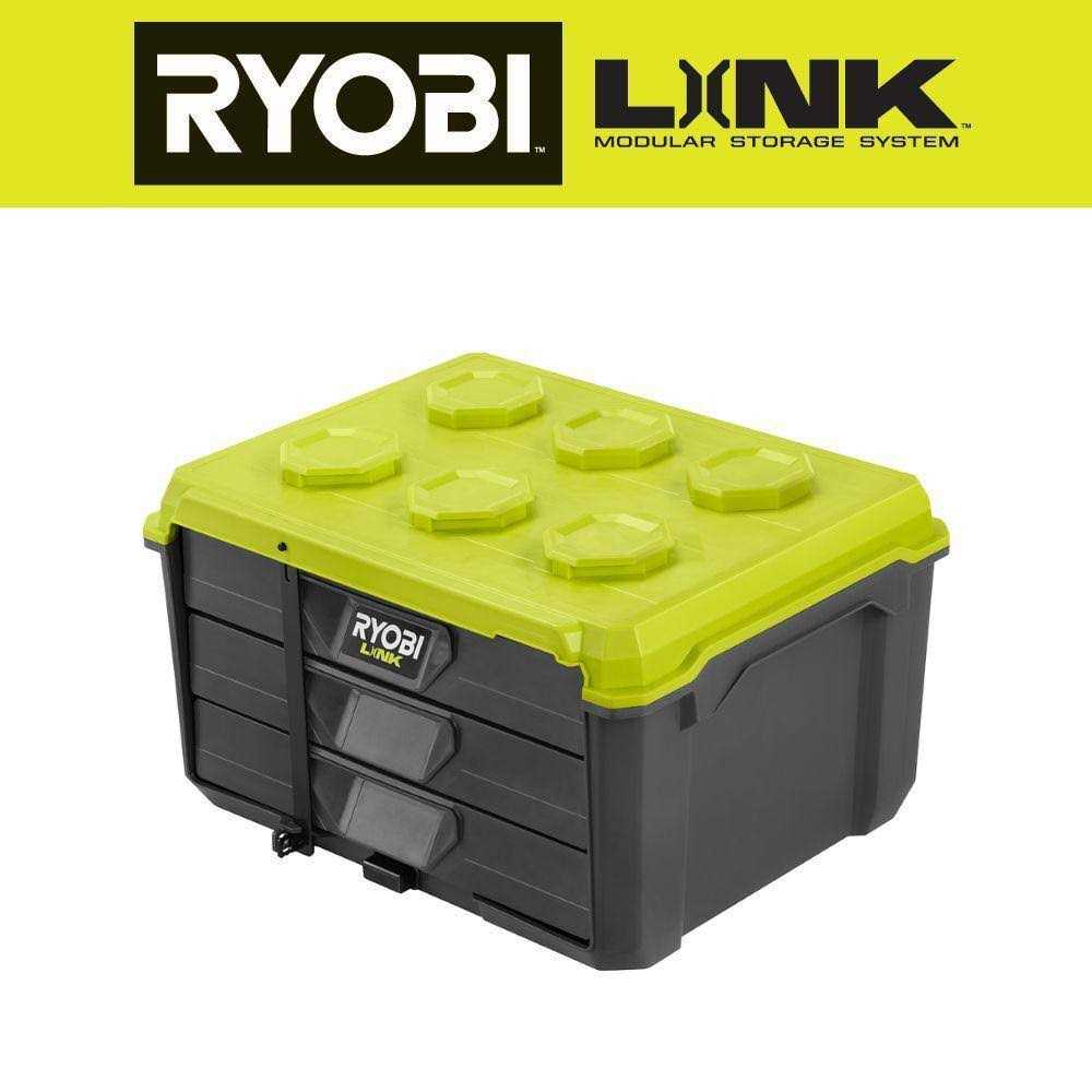 RYOBI LINK 3-Drawer Tool Box with Foam Insert - Shop Hardware Tools Online Store