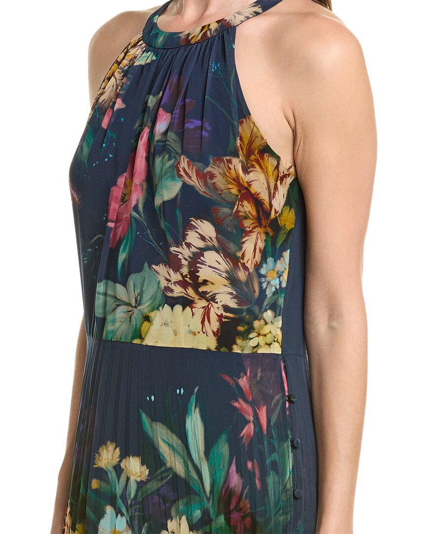 Teri Jon by Rickie Freeman womens  Chiffon Gown, 18, Blue