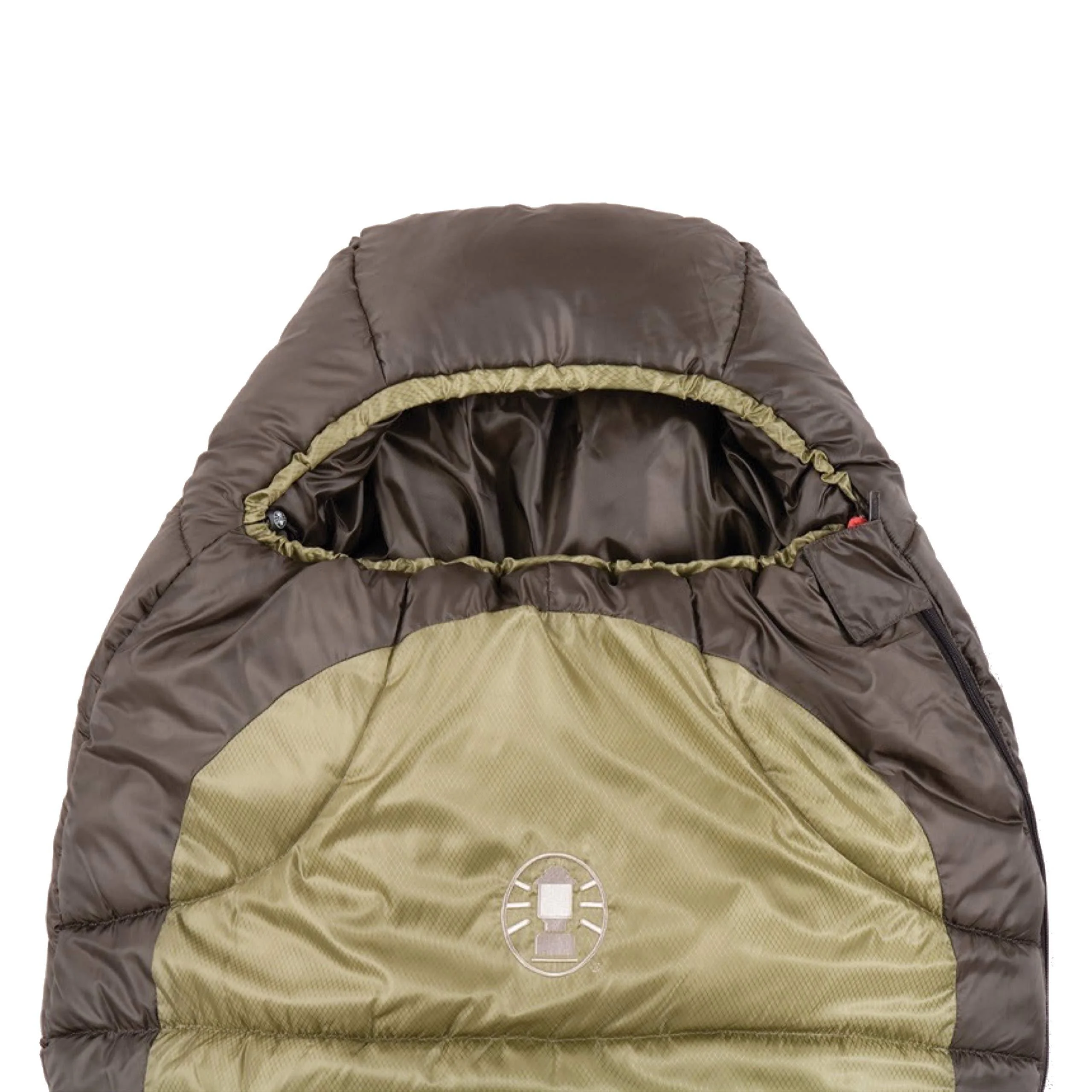 Coleman 0&amp;deg;F Mummy Sleeping Bag for Big and Tall Adults | North Rim Cold-Weather Sleeping Bag Olive