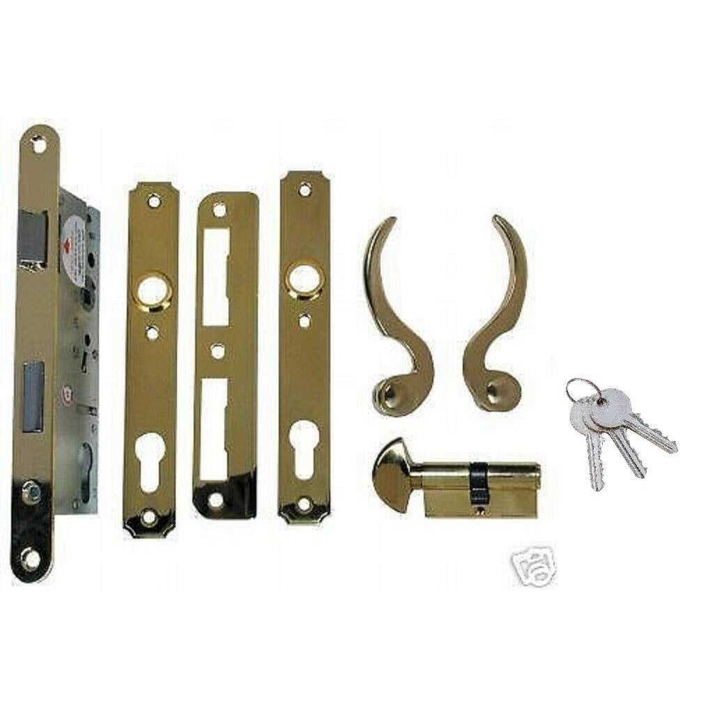 Atrium Door Mortise Lock Exact Replacement with Three Keys - Shop Hardware Tools Online Store