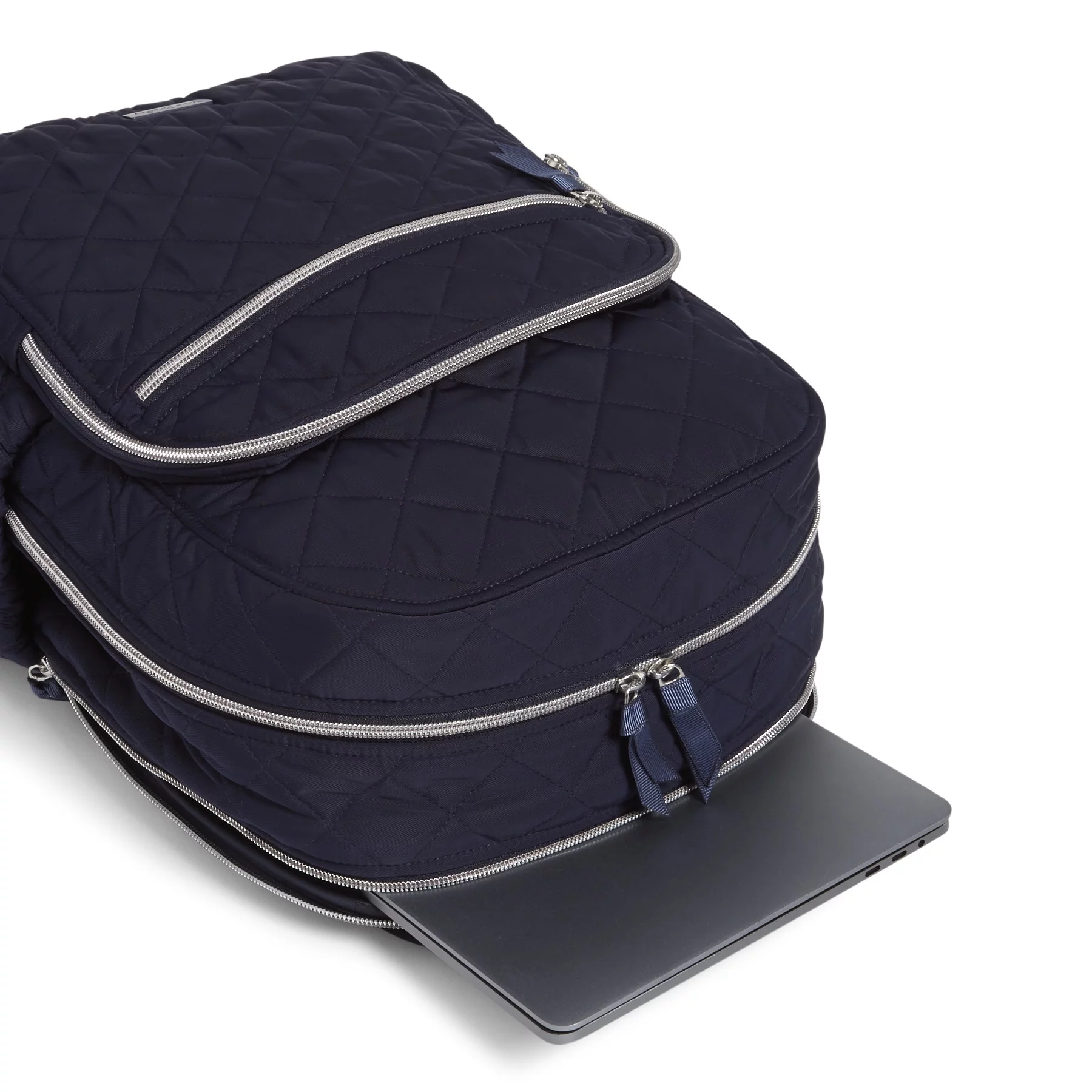 Vera Bradley Women's Performance Twill Campus Backpack Classic Navy