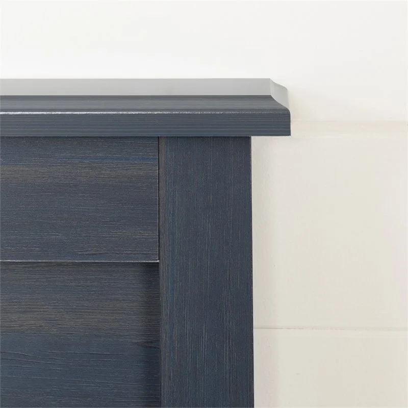 Pemberly Row 3-Drawer Wood/Metal Twin Storage Daybed in Blue