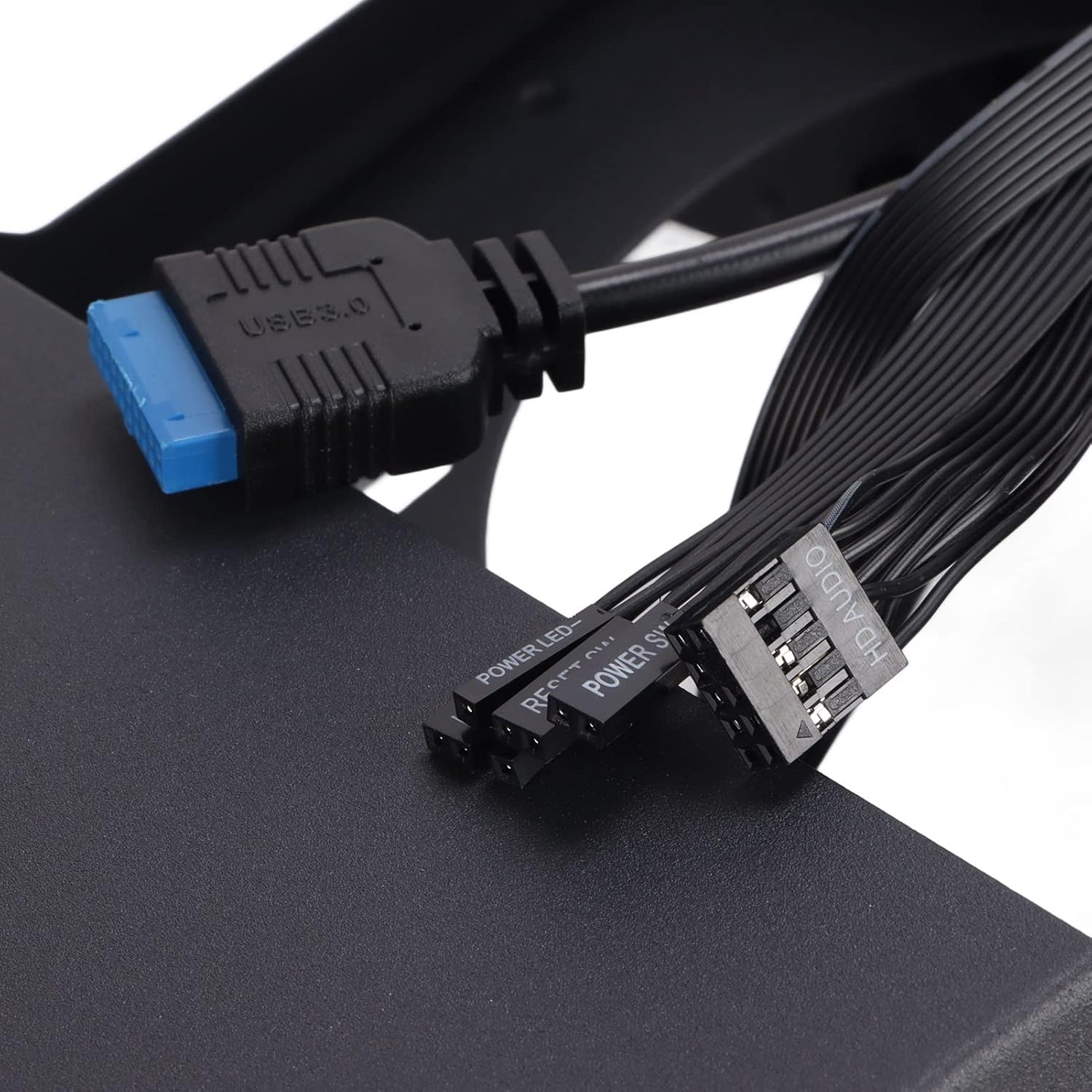 M-ATX PC Case Desktop Chassis, PC Gaming Case, Computer Case with Tempered Glass Transparent Design, Water Cooled ATX Case for Office Home, Support 1x3.5HDD,1x2.5SSD