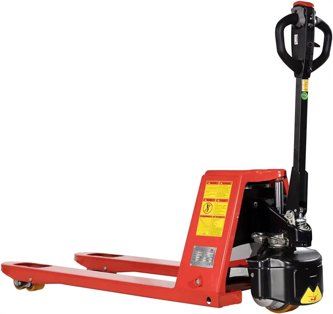 HPDAVV Semi Electric Pallet Jack 4400lbs Capacity 45"x21" Fork
