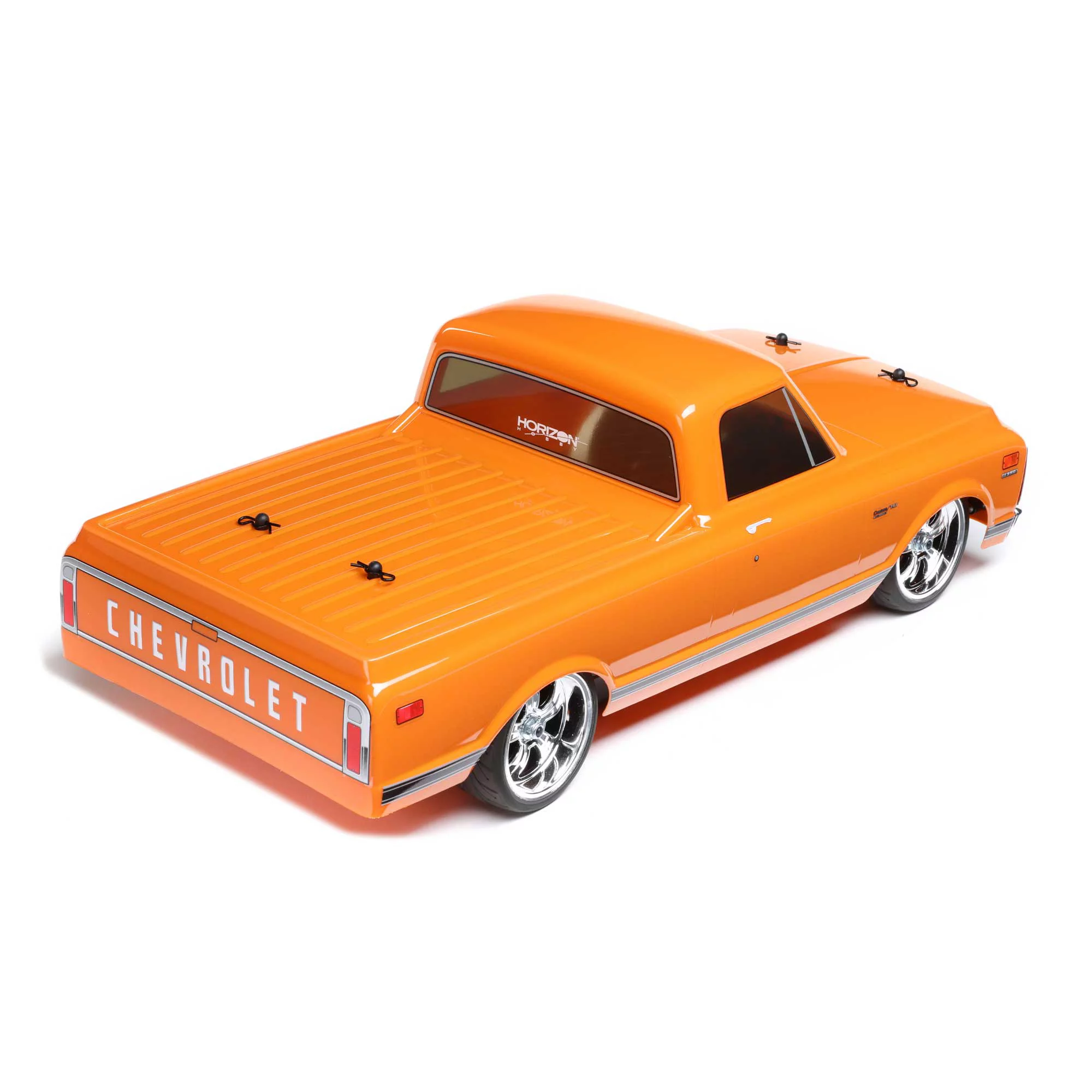 Losi RC Truck 1/10 1972 Chevy C10 Pickup Truck V100 AWD RTR Batteries and Charger Not Included Orange LOS03034T1 Trucks Elec RTR 1/10 On-Road