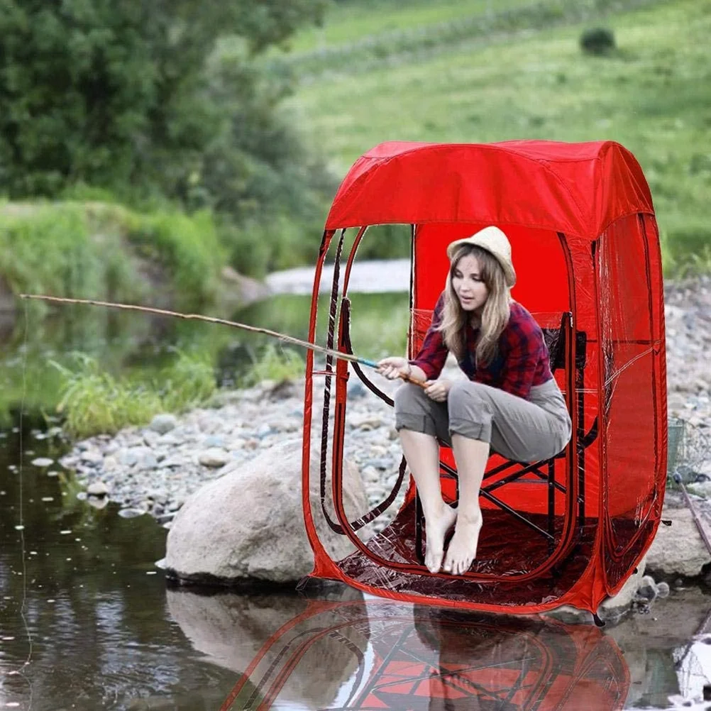 CNMF Outdoor Sport Events Watching Tent Fishing Canopy Single Portable Tent For Fishing Football Pop-up 1 Person Tent for Camping Beach