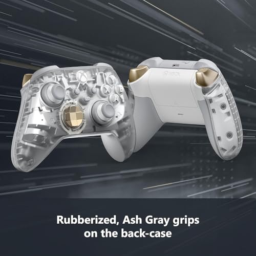Microsoft QAU-00157 Xbox Wireless Gaming Dual Controller Bundle (Ghost Cipher Special Edition) for Xbox Series X|S, Xbox One, Windows PC, Android and iOS