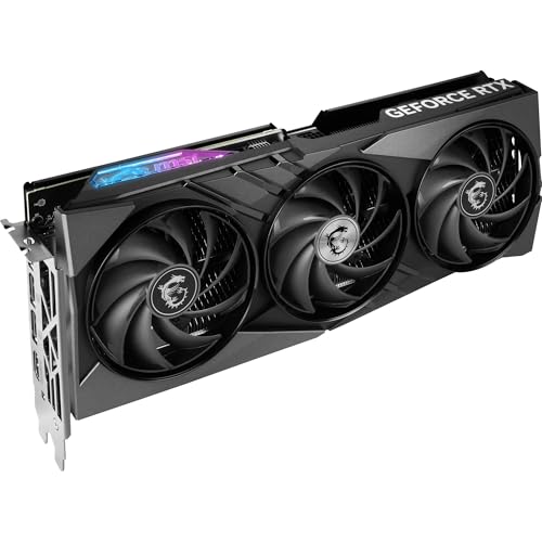MSI GeForce RTX 4070 Super 12G Ventus 3X OC Gaming Video Card - 12GB GDDR6X, PCI Express Gen 4, 192-bit, 3X DP v 1.4a, HDMI 2.1a (Supports 4K & 8K HDR)