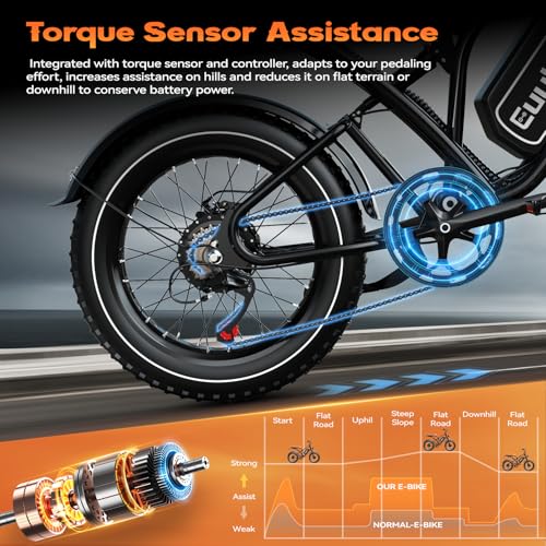 Electric Bike for Adults, 2000W/3000W Peak Single/Double Motor with 48V/52V 25AH/30AH Battery, 20"x4.0" Fat Tires 35MPH/37MPH Ebike, Dual Hydraulic Disc Brake Full Suspension Electric Bicycle