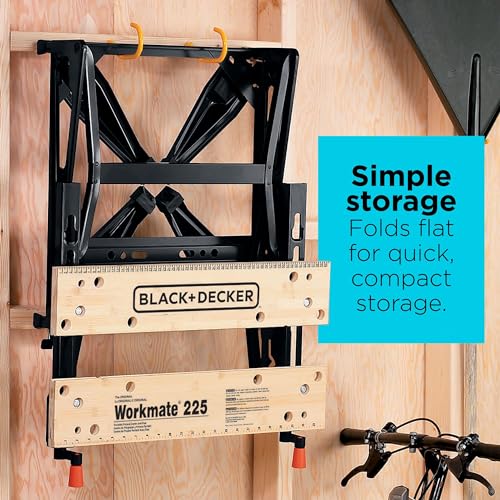 BLACK+DECKER Portable Work Bench and Vise (WM225-A)