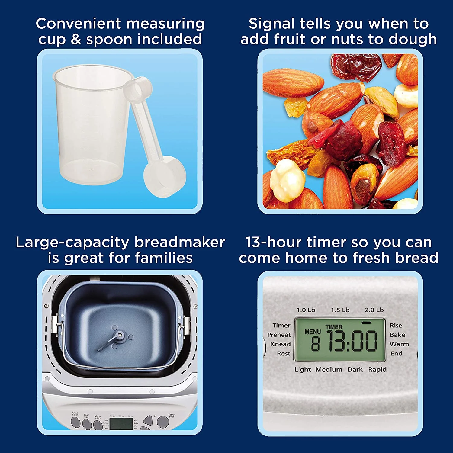 Oster CKSTBR9050 Expressbake Bread Maker, White