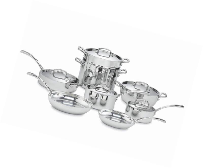 Cuisinart French Classic Tri-Ply Stainless 13-Piece Cookware Set