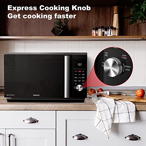 Galanz GSWWA12S1SA10 3-in-1 SpeedWave with TotalFry 360, Microwave, Air Fryer, Convection Oven with Combi-Speed Cooking