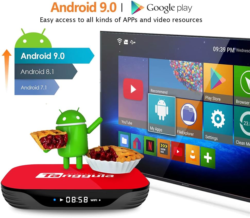 1~3 Days Delivery, Tanggula X1 Android TV Box, 4GB+128GB, Dual Band WiFi 2.4GHz/5GHz Bluetooth USB3.0 Media Player