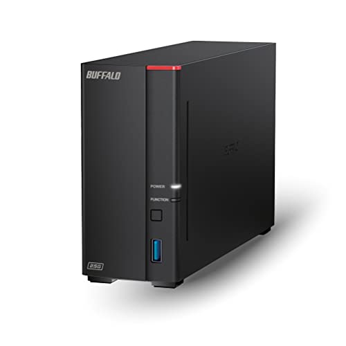BUFFALO LinkStation 210 4TB 1-Bay NAS Network Attached Storage with HDD Hard Drives Included NAS Storage That Works as Home Cloud or Network Storage Device for Home
