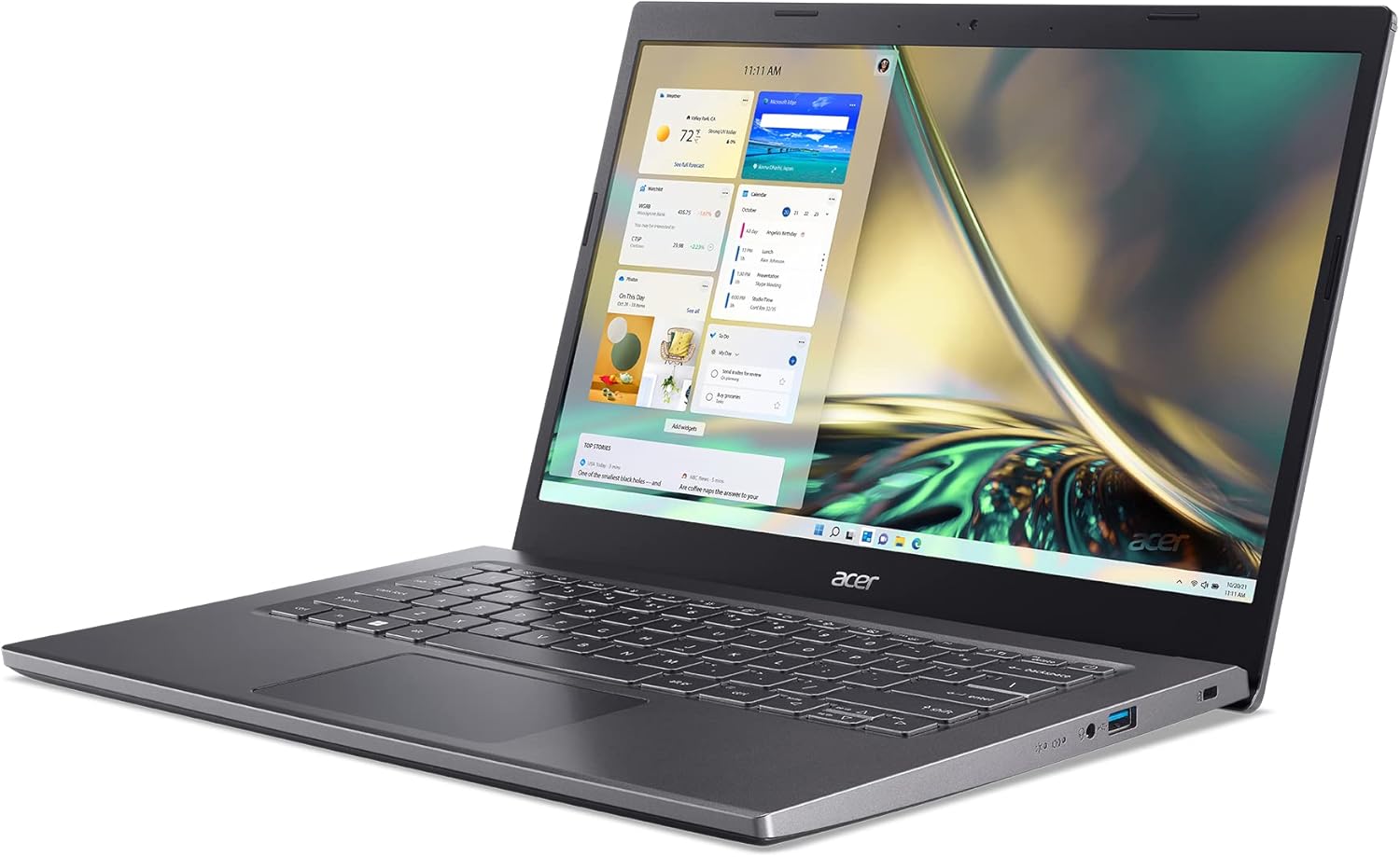 Acer Aspire 5 A514-55-545G Slim Laptop | 14.0" Full HD IPS Display | 12th Gen Intel Core i5-1235U | 8GB DDR4 | 512GB NVMe Gen 4 SSD | 802.11ax Wi-Fi 6E | Thunderbolt 4 | Backlit Keyboard | Win 11 Home