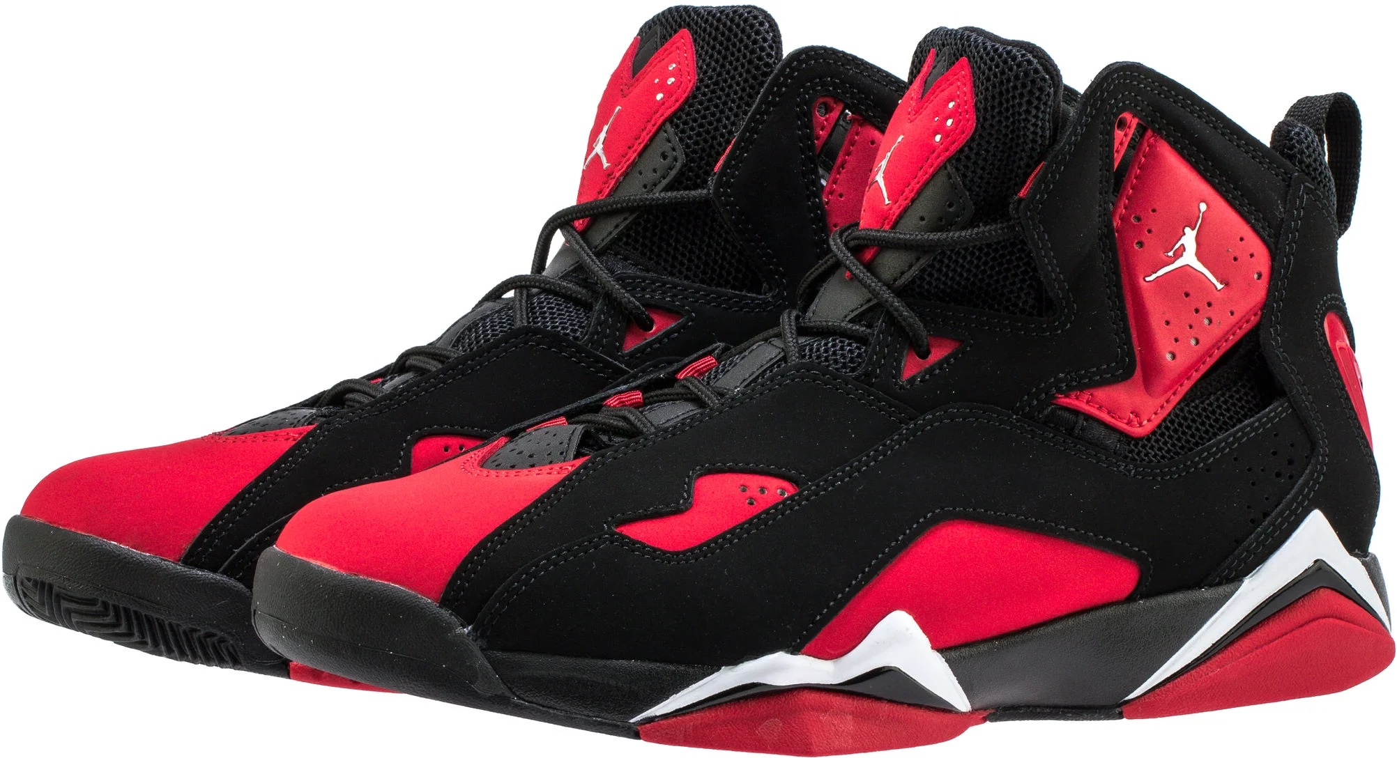 Jordan Men True Flight Black / Chrome-University Red CU4933-001, Size 8.5 US