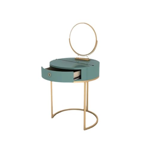 Makeup Table Dressing Table with Makeup Mirror for Bedroom, Dressing Table with Drawers, Mini Small Apartment Desk Makeup Vanity Desk