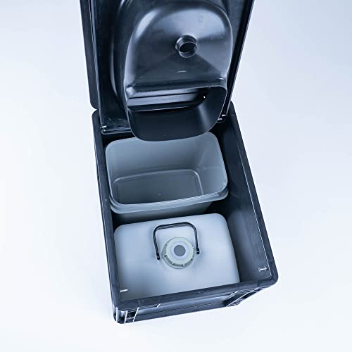 BOXIO Toilet MAX+ Starter Kit, portable camping toilet, composting toilet 15.7" x 11.8" x 11.0", Made in Germany