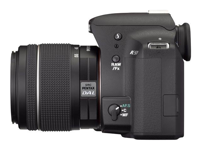 Pentax K-50 16.3 MP Digital SLR Camera - 1080p - Black - Body Only
