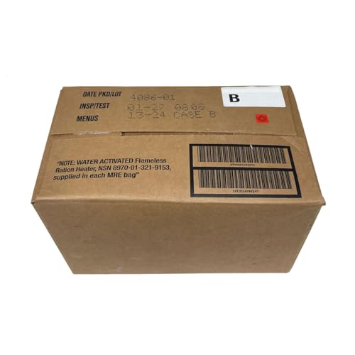 2027 Inspection Dated MRE (Meals-Ready-To-Eat) Case – Military MRE Random Case "A or B "