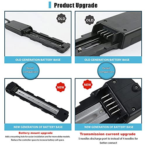 (2-5 Day Delivery)21700 Cell Ebike Battery 52V - 19.2AH Electric Bicycle Replacement Lithium Batteries Hailong with Charger and USB Port for Bafang Mid Drive 250W 500W 750W 1000W 1500W 1600w Motor