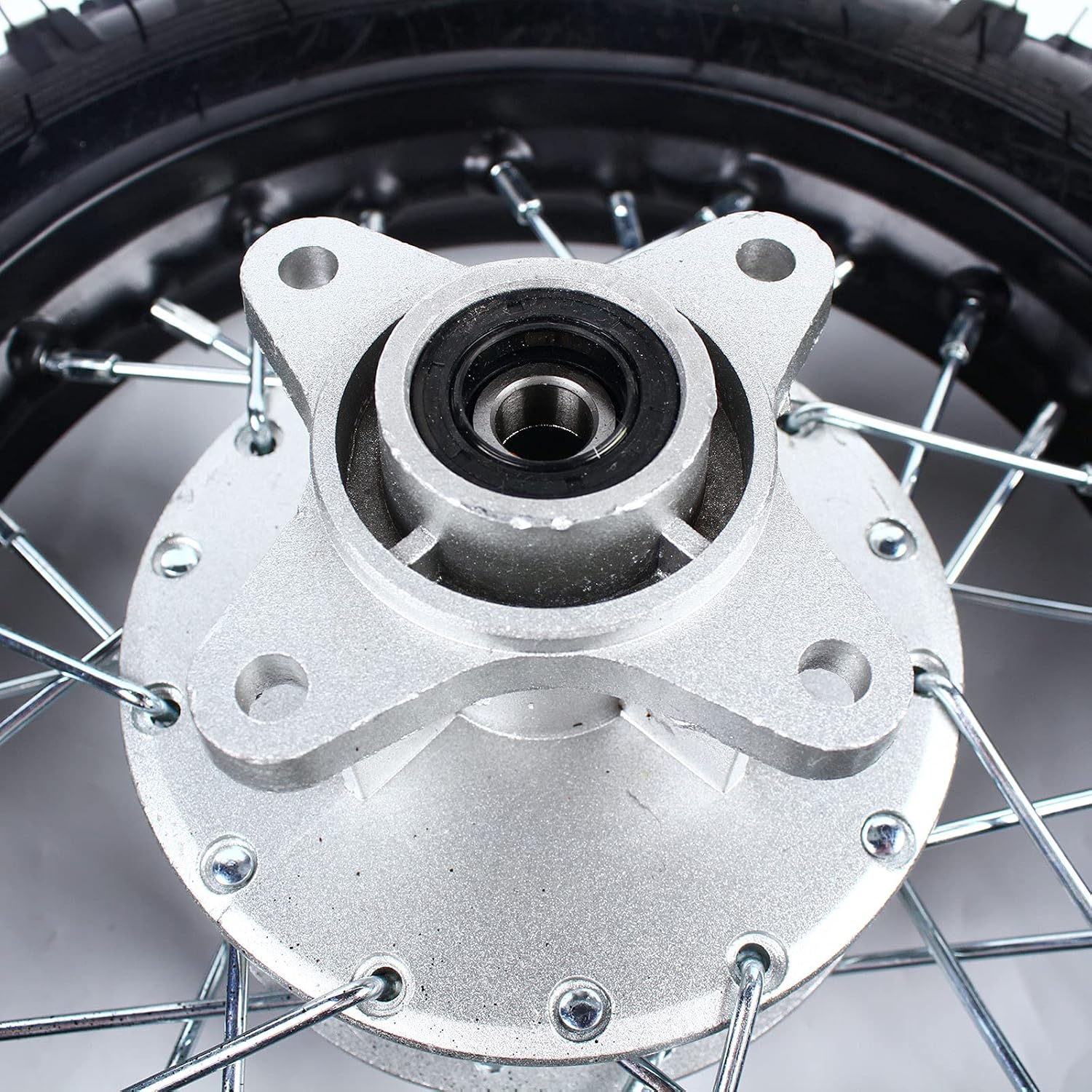 2.5-10" Rear Wheel Tire Assembly/10" Rim Diameter Rear Wheel Rim Tyre for 50cc 70cc 90cc 110cc Dirt Pit Bike CRF50 DRZ70 PW50 TTR50 (US Stock)
