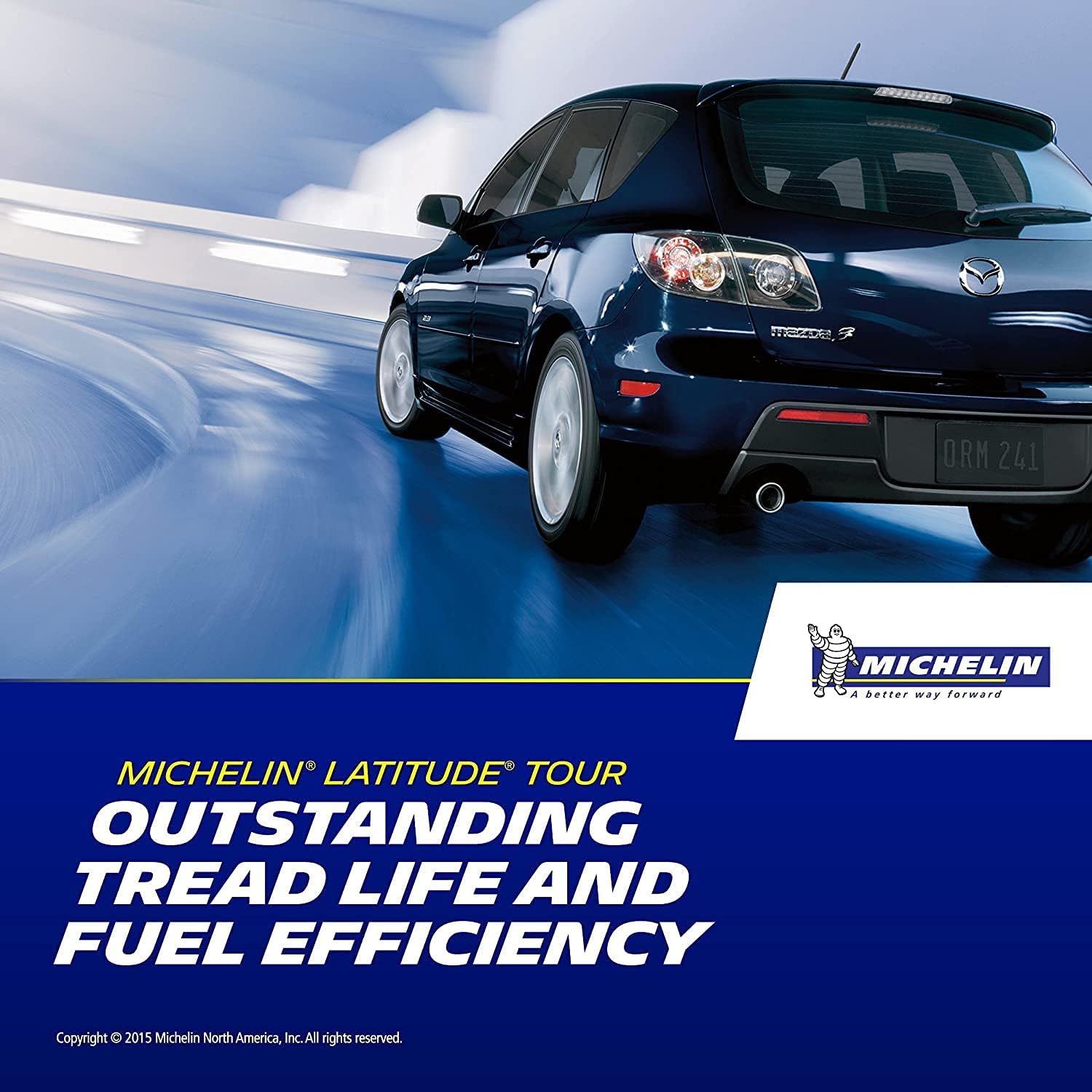 MICHELIN Latitude Tour All-Season Radial Car Tire for SUVs and Crossovers, 245/60R18 105T
