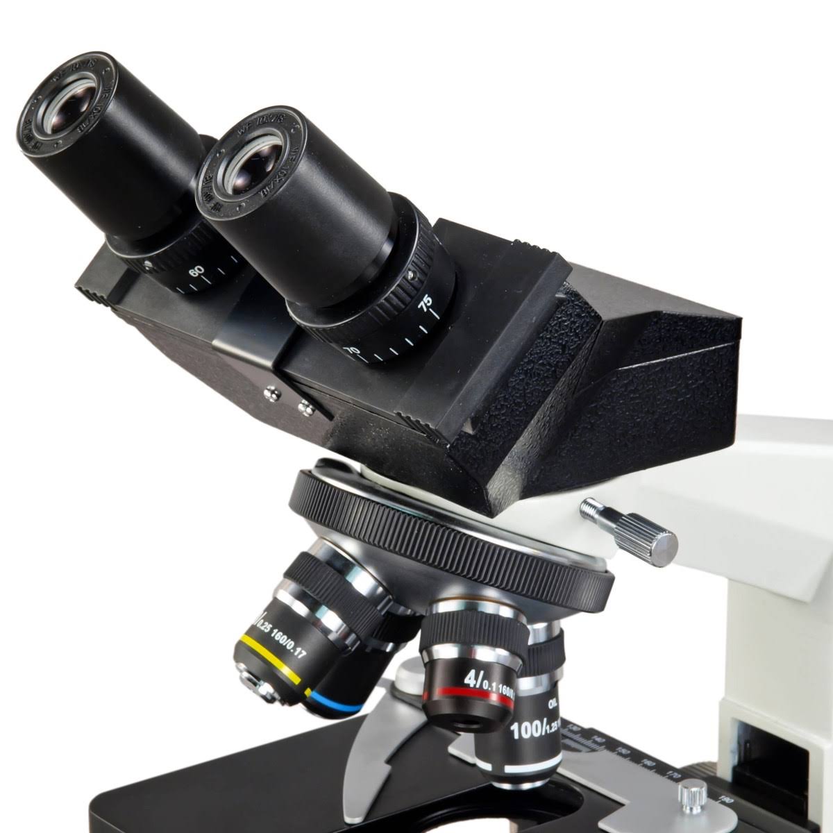 OMAX 40X-2000X Compound Binocular LED Biological Microscope with Aluminum Carrying Case