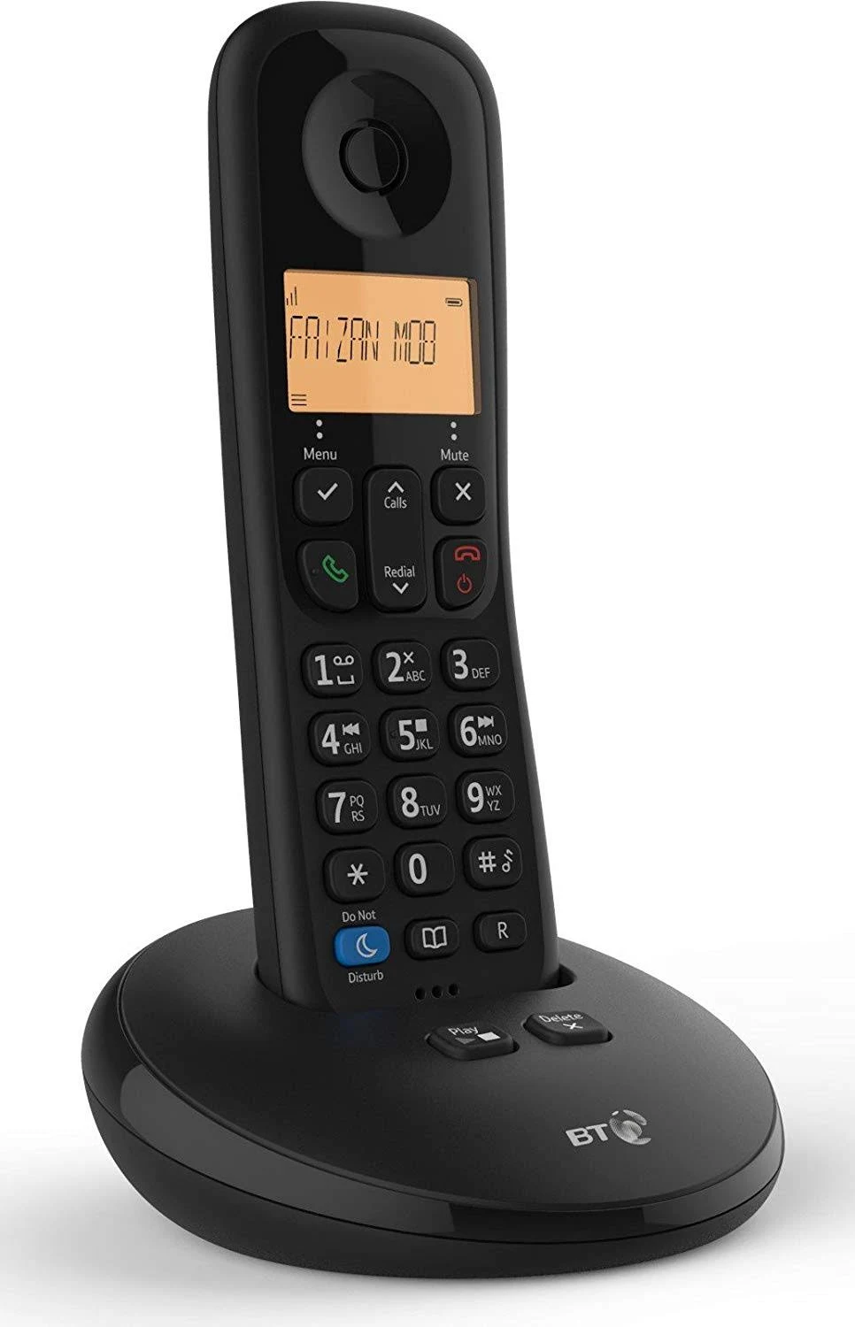 BT Everyday Cordless Home Phone with Basic Call Blocking and Answering Machine, Single Handset Pack 090665