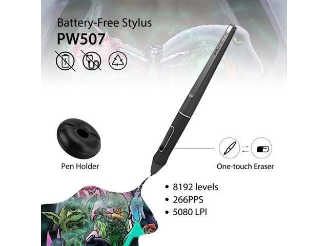 Huion Kamvas Pro 12 Graphics Drawing Monitor Tilt Function