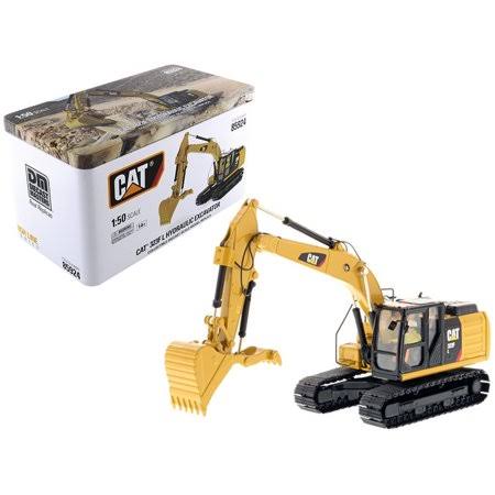 Cat Caterpillar 323F L Hydraulic Excavator with Thumb and Operator High Line Series 1/50 Diecast Model by Diecast Masters, Size: