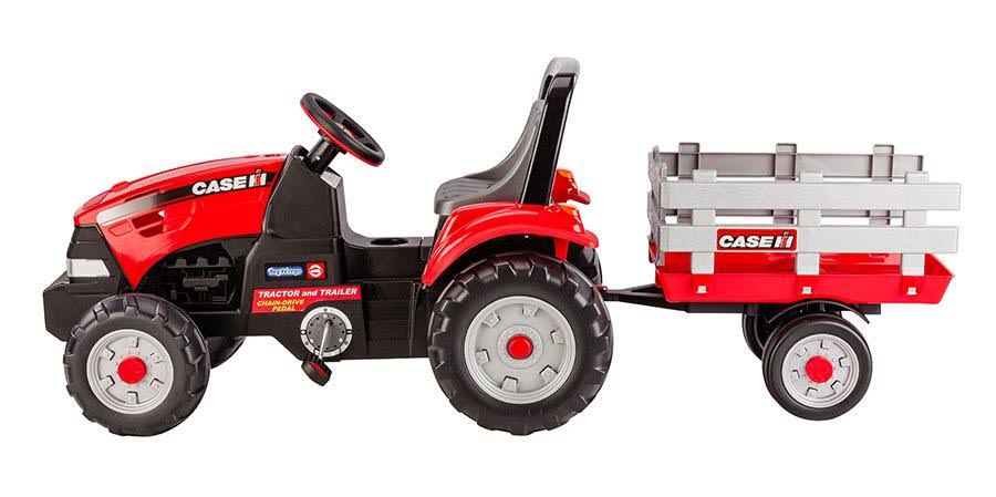 Peg Perego Case IH Tractor and Trailer Pedal Ride-On