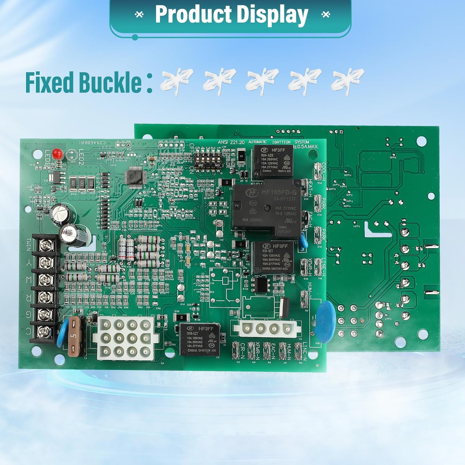 Furnace Control Circuit Board Fit for Trane, white rodgers and American Standard Furnaces #OE 50A65-5165，50A65-474，50A65-475，50A65-476，D341213P01，D341396P01，CNT05164，CNT05165