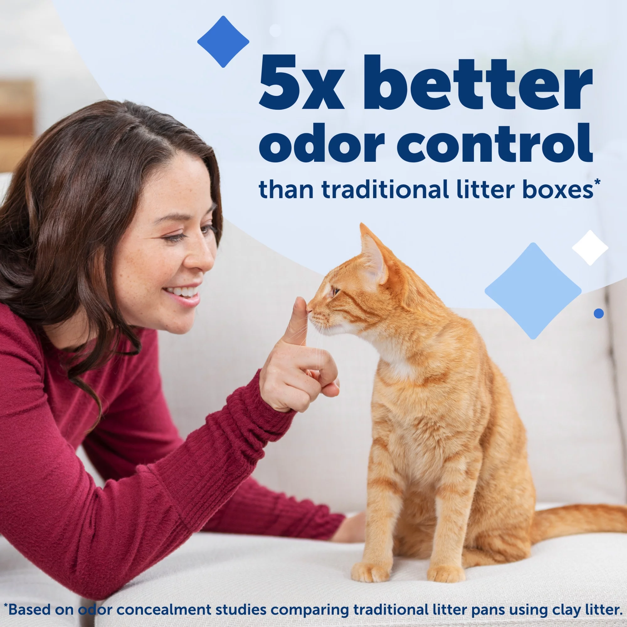 PetSafe ScoopFree Crystal Disposable Cat Litter Trays, Fragrance-Free, Silica Crystals, 6-Pack