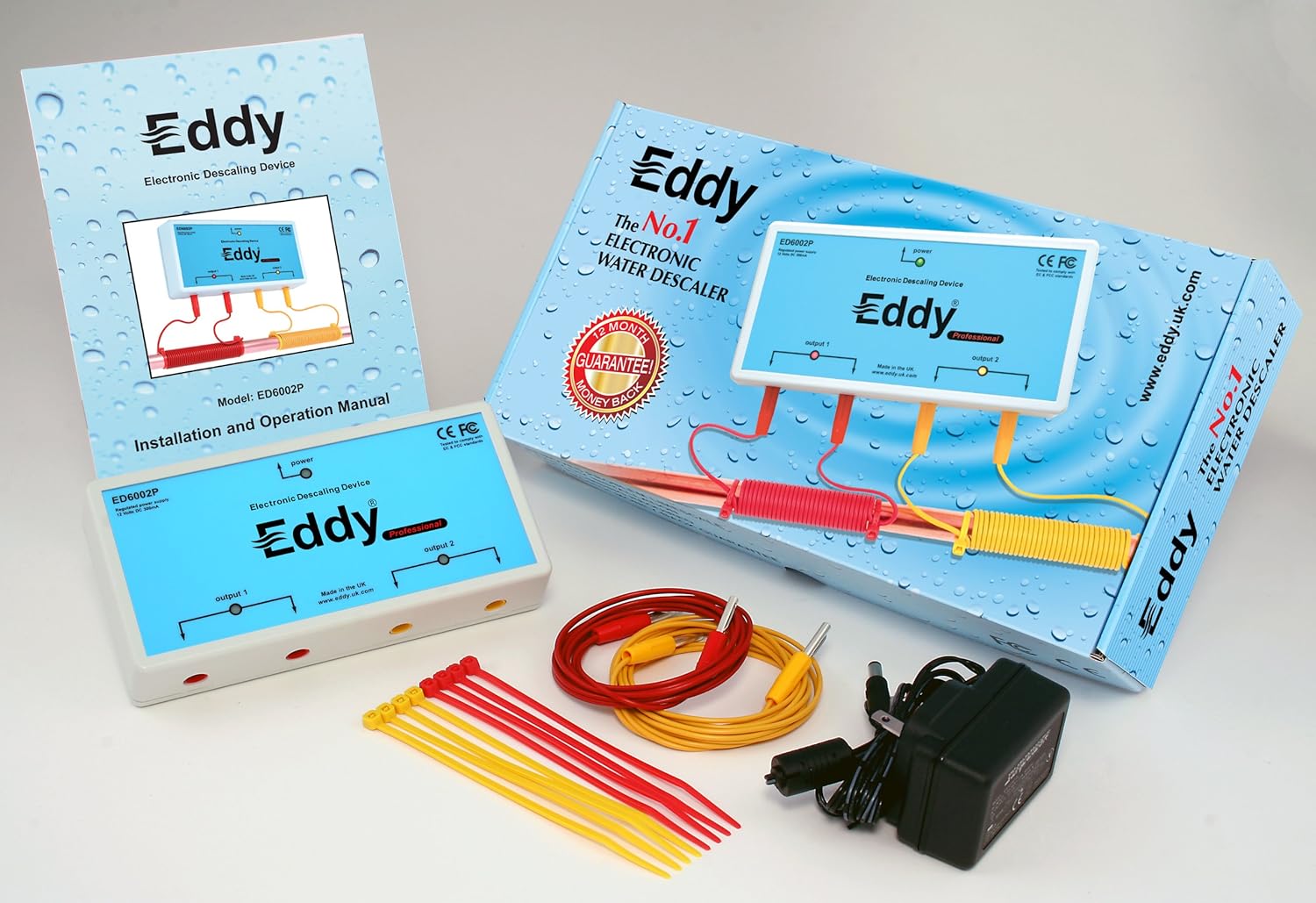 Eddy Electronic Water Descaler - Water Softener Alternative