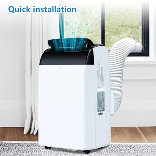 12000 BTU Portable Air Conditioners with Remote Control 3-in-1 Free Standing Cooling AC Unit with Fan & Dehumidifier, Cools Room up to 550 Sq. Ft