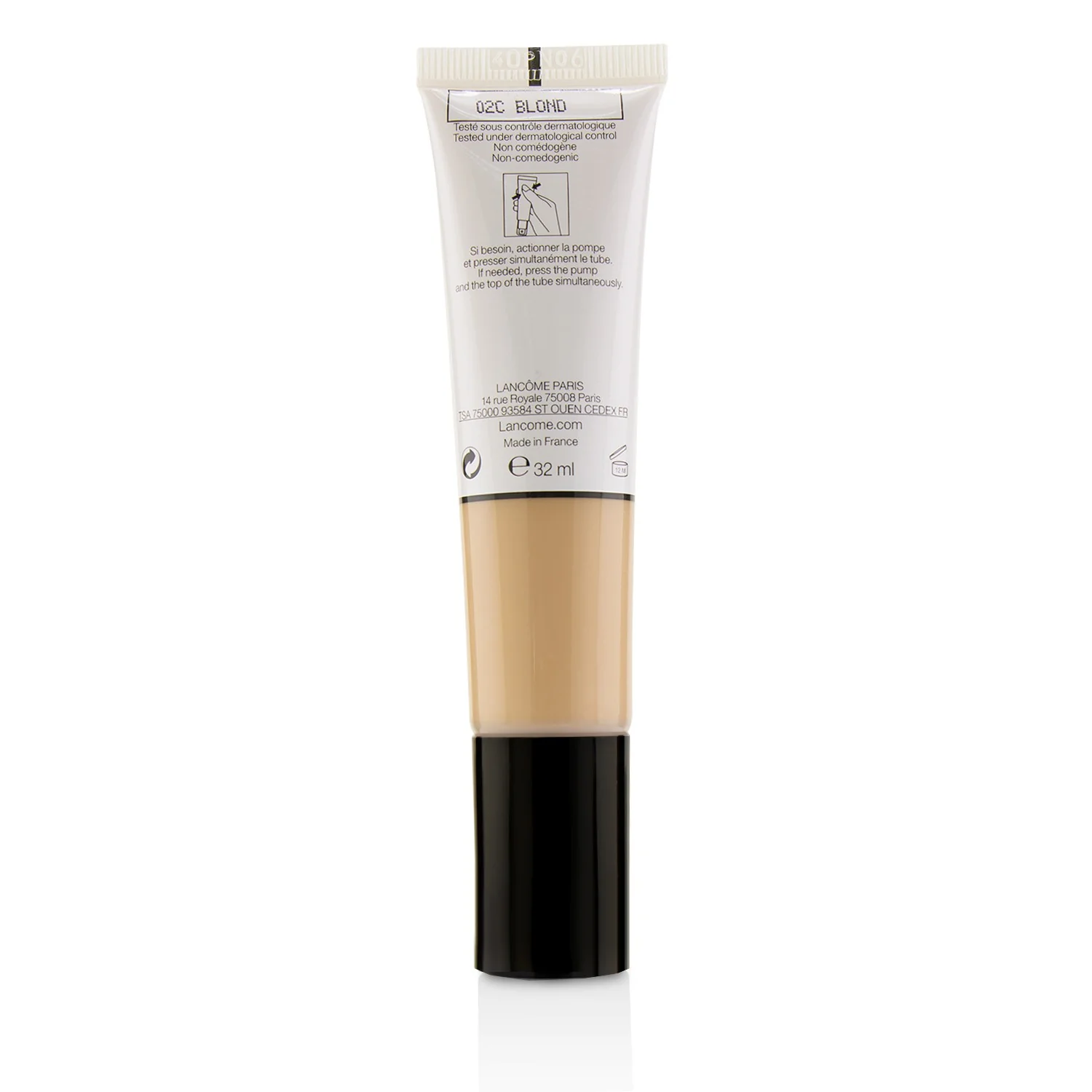 Lancome Skin Feels Good Hydrating Skin Tint Healthy Glow SPF 23 - # 035W Fresh Almond 32ml/1.08oz