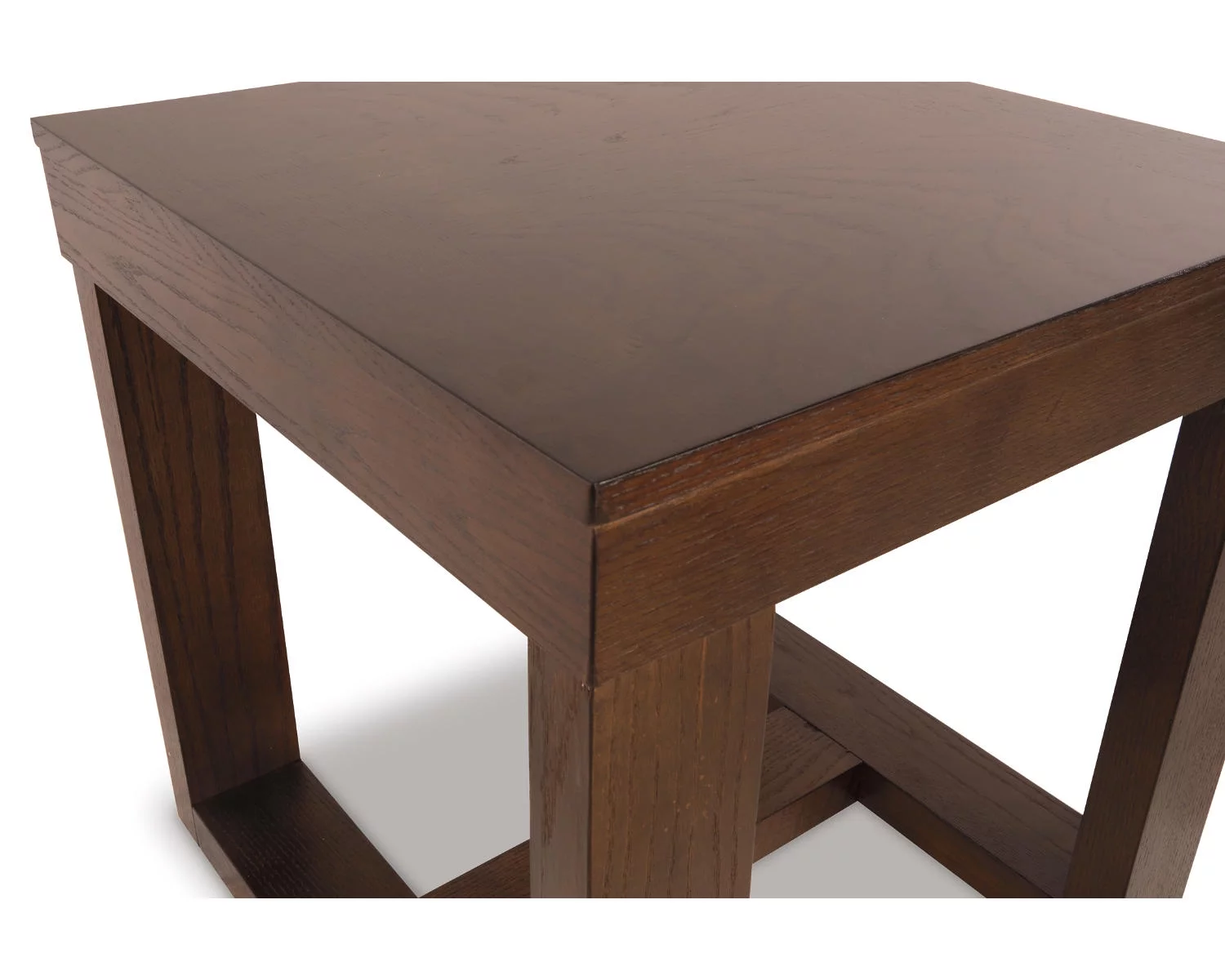 Signature Design by Ashley Contemporary Watson End Table  Dark Brown