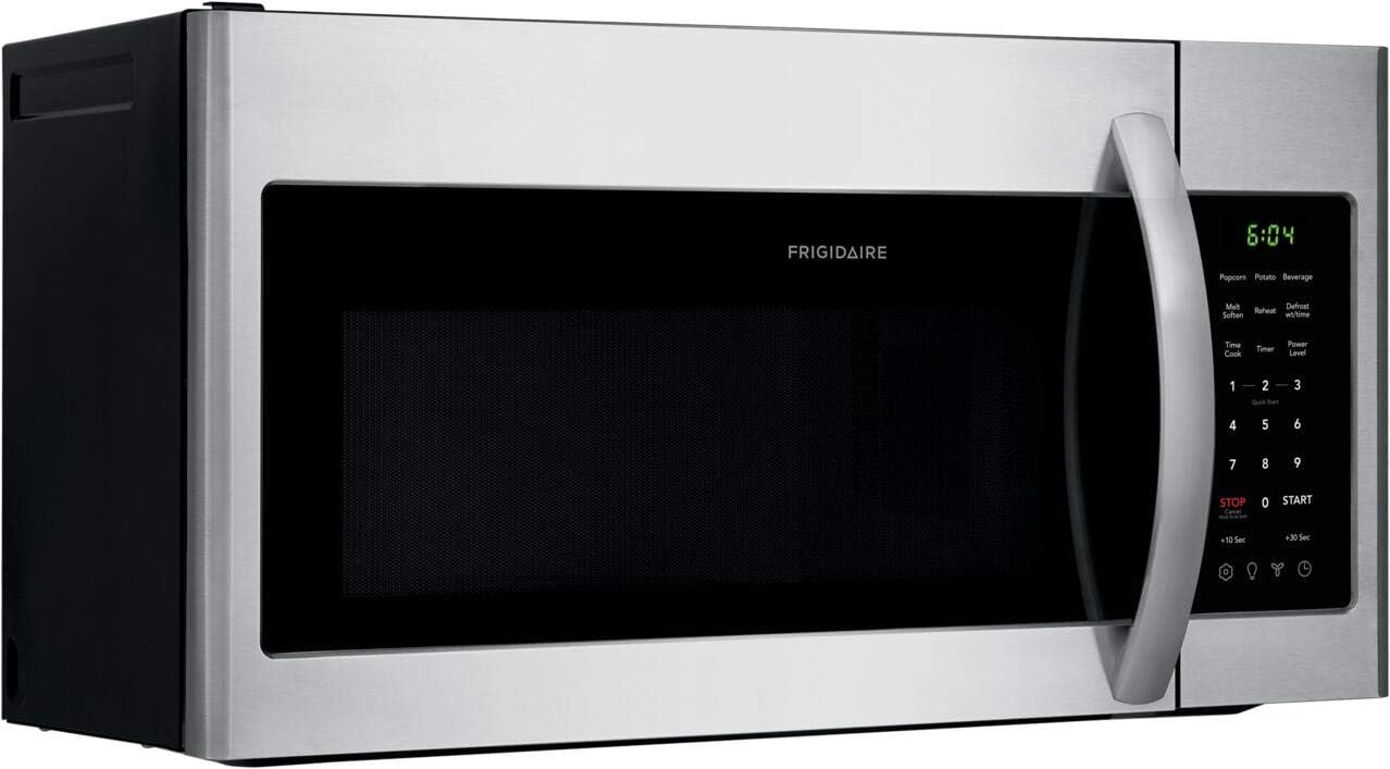 FRIGIDAIRE FFMV1846VS 30" Stainless Steel Over The Range Microwave with 1.8 cu. ft. Capacity, 1000 Cooking Watts, Child Lock and 300 CFM