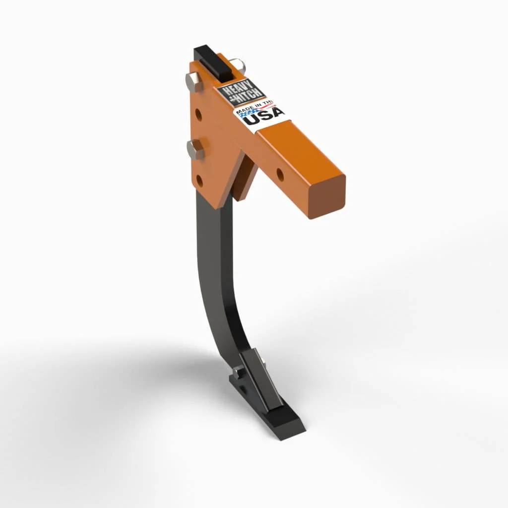 HRA: Ripper / Middle Buster Plow / Subsoiler Plow / Potato Plow - Standard Shank, Orange (matches Kubota Orange) - Curated Treasures Market