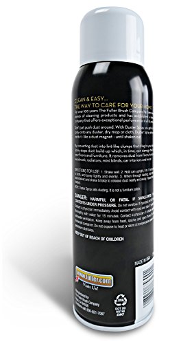 Fuller Brush Duster Spray – Multi Surface Dust Removing Sprayer - Safe Household Cleaning for Floors, Furniture, Blinds & Car Interiors