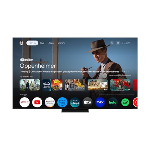 TCL 55-Inch Class QM7K Series QD-Mini LED 4K UHD Google Smart TV Best Premium Mini-LED TV - QLED, 144hz, 240hz Gaming Rate, Anti-Reflective Screen, Bang & Olufsen Audio, Atmos (55QM7K, 2025 Model)