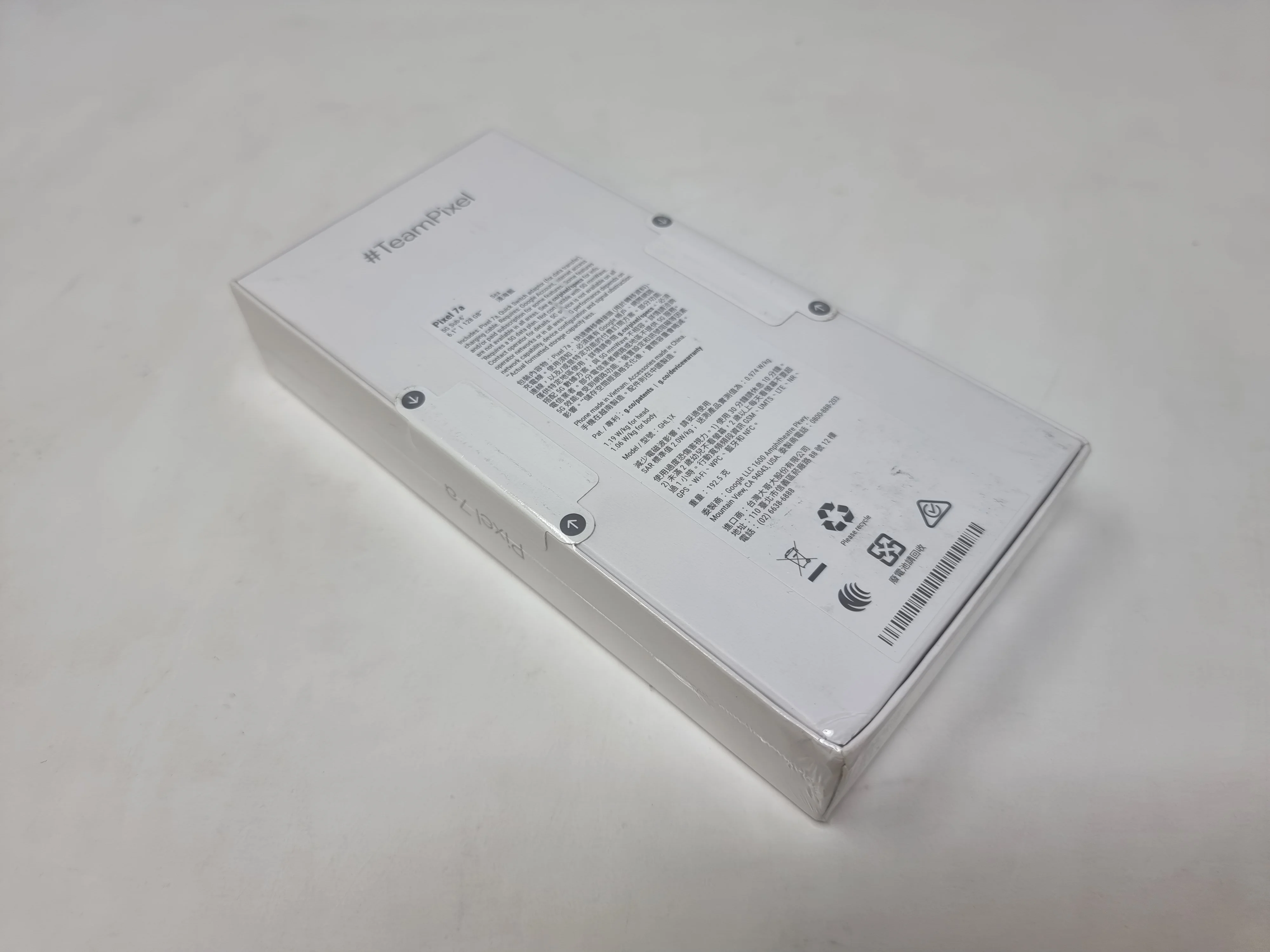 Google Pixel 7a GHL1X 128GB 8GB RAM 5G DUAL SIM (AU Model) GSM Factory Unlocked (Sea)