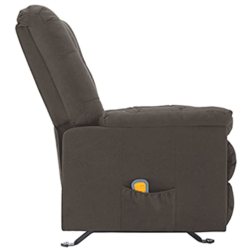 Reclinable Chair Massage Recliner Recliner Wingback Chair TV Chair Recliner Brown Fabric Suitable for Lounge, Bedroom, Living Room, Study Room.