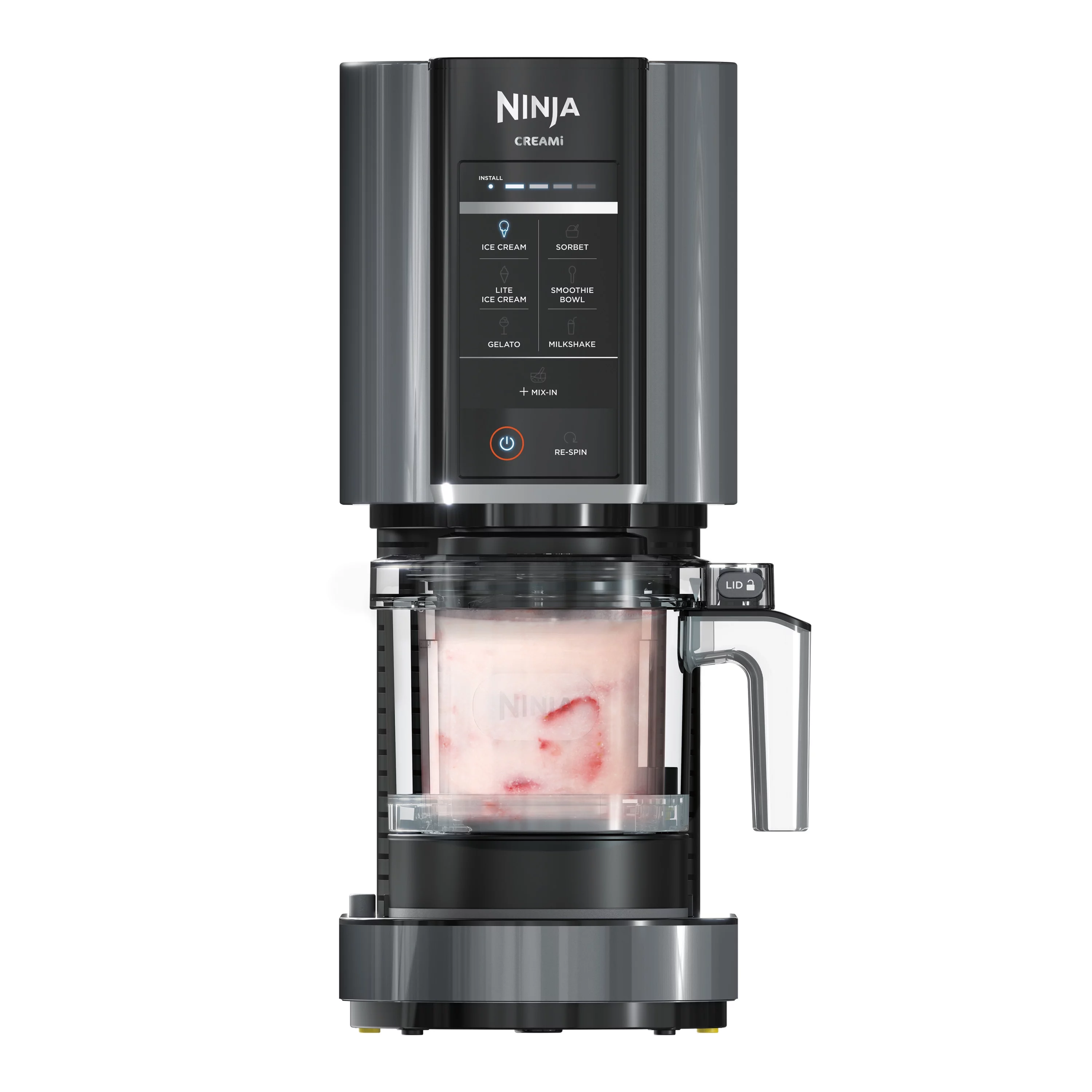 Ninja CREAMi Ice Cream Maker, for Gelato, Mix Ins, Milkshakes, Sorbet, Smoothie Bowls & More, 7 One-Touch Programs, Silver, NC290WMBF