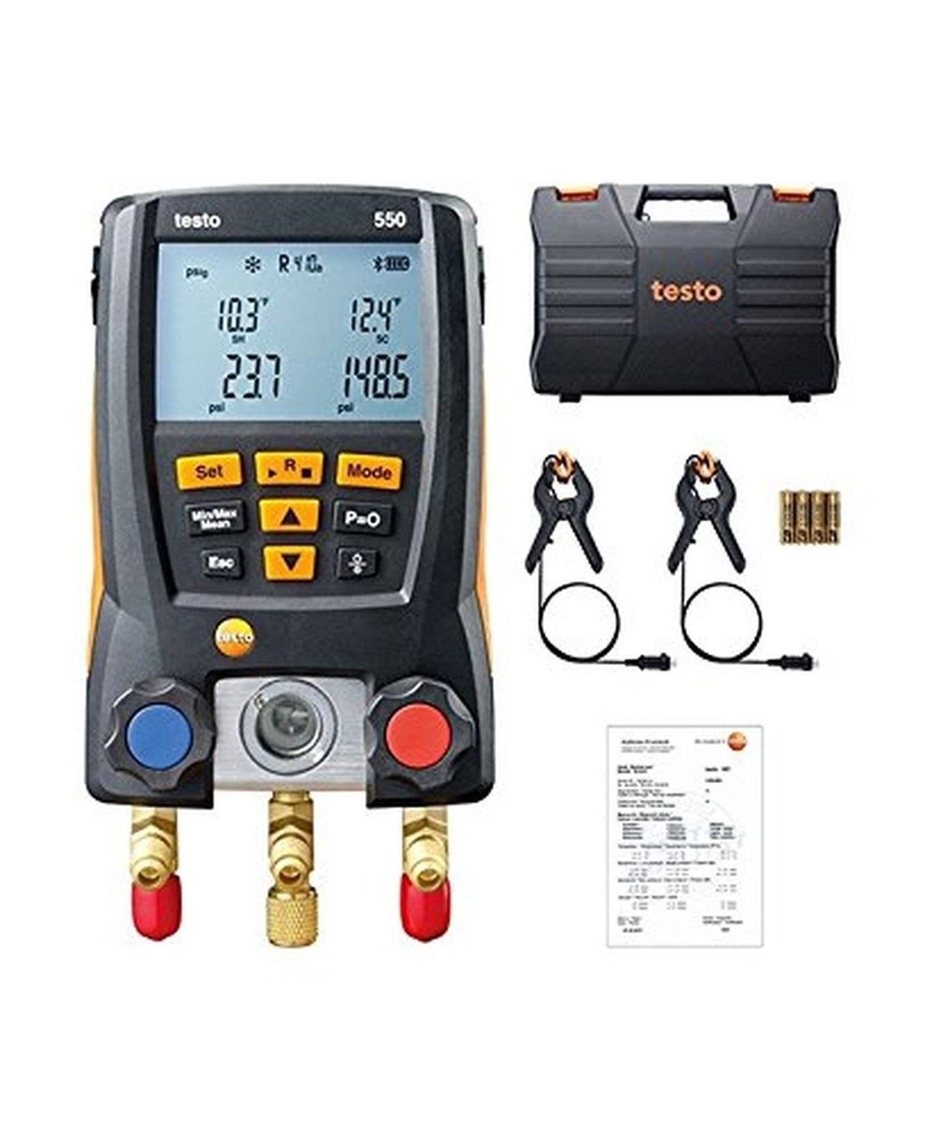 Testo 550 Refrigeration Digital Manifold