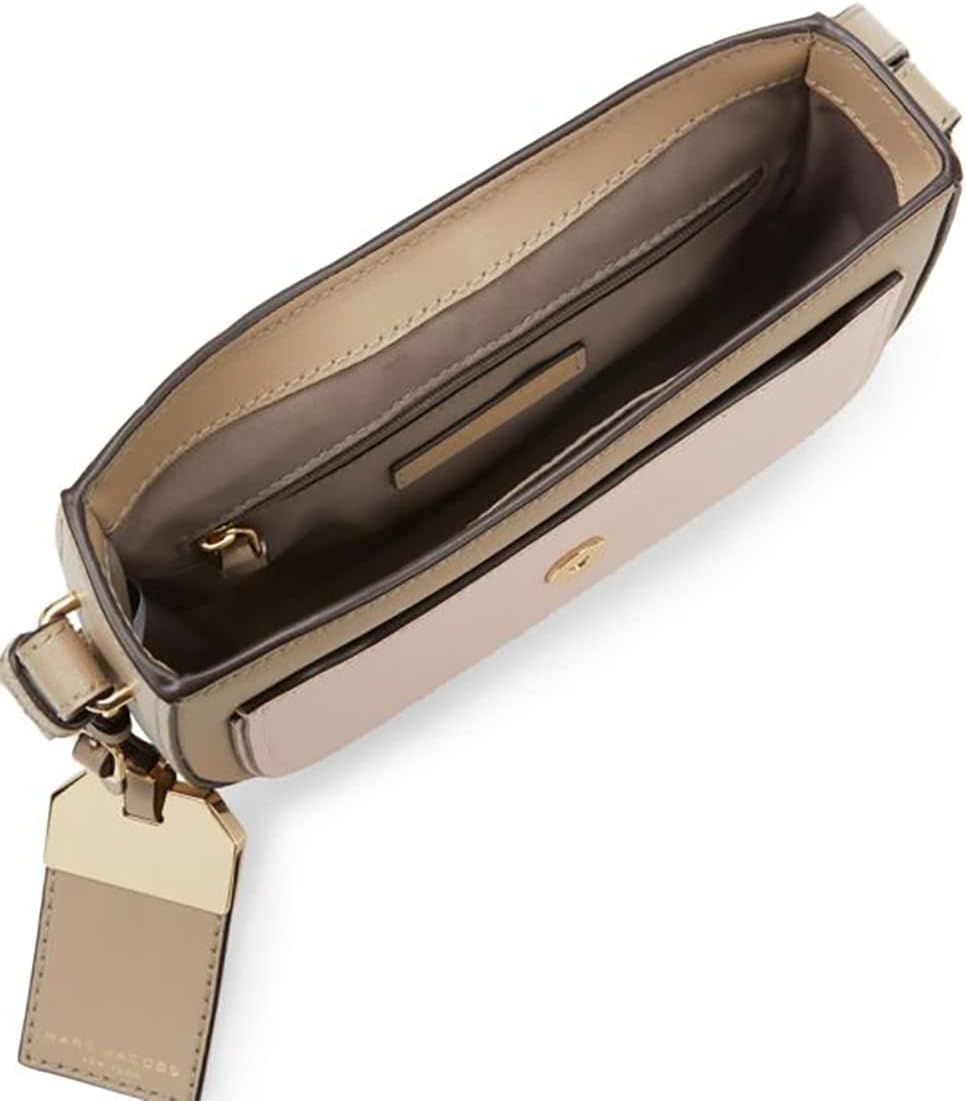 Marc Jacobs Rider Leather Crossbody Bag, Marshmallow Multi