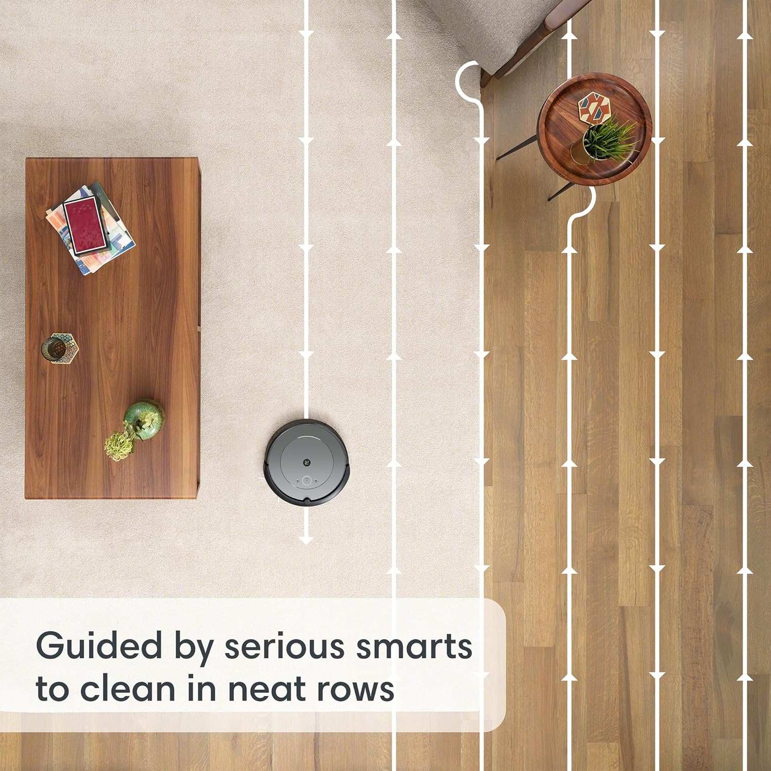 iRobot® Roomba Combo® i3+ (3574) Self-Emptying Robot Vacuum & Mop, Clean by Room with Smart Mapping, Empties Itself for Up to 60 Days, Alexa, Personalized Cleaning